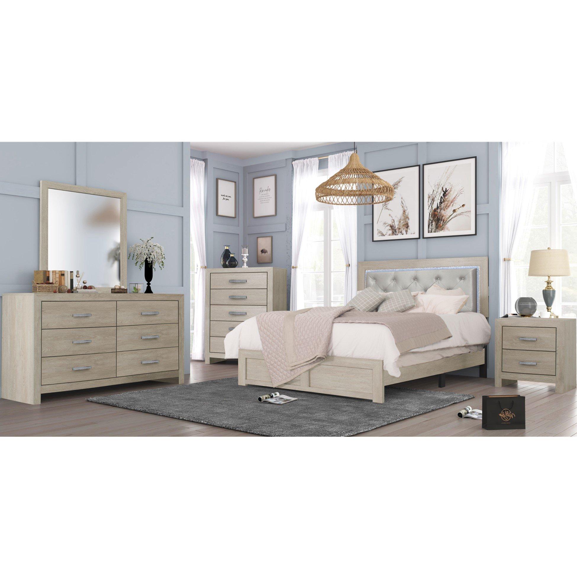 Rent to Own Crown Mark Inc 7 Piece Jaylen King Bedroom Set at Aaron's